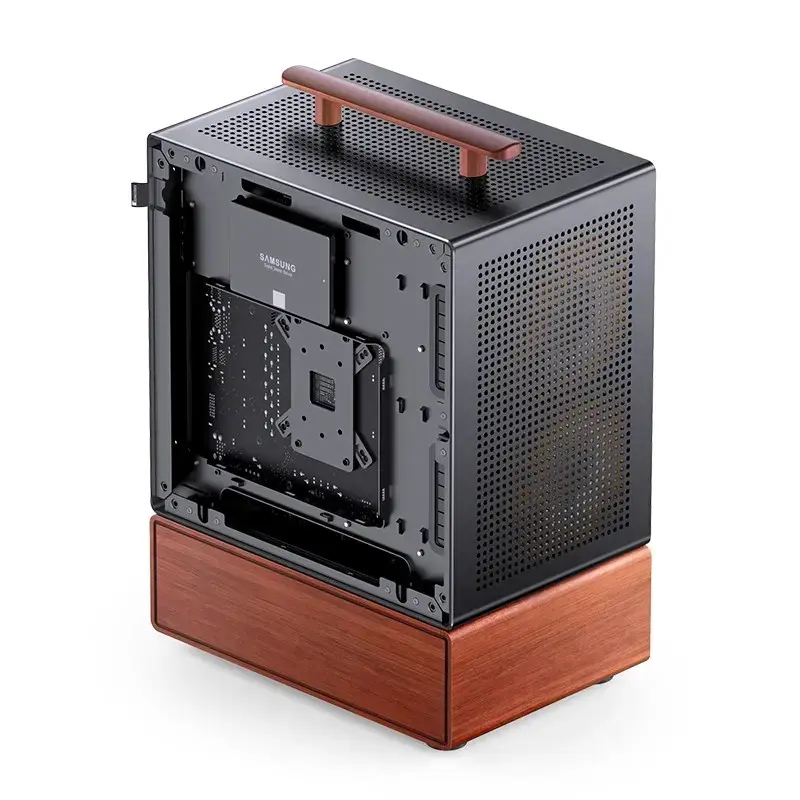 PC-kotelo Jonsbo T7 Midi-Tower mATX Tempered Glass musta
