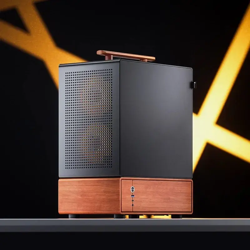 PC-kotelo Jonsbo T7 Midi-Tower mATX Tempered Glass musta
