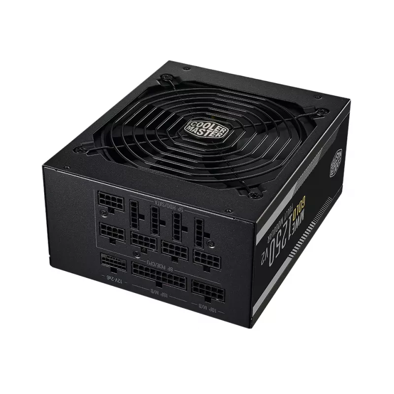 COOLER MASTER virtalähde Mwe 1250 V2 Gold täysmodulaarinen 1250 W ATX musta