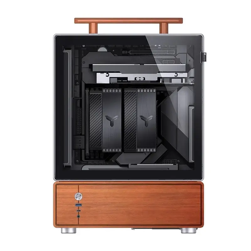 PC-kotelo Jonsbo T7 Midi Tower mATX Tempered Glass hopea