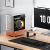 PC-kotelo Jonsbo T7 Midi Tower mATX Tempered Glass hopea