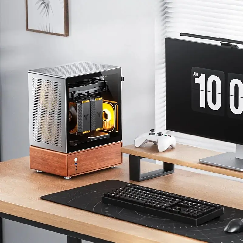 PC-kotelo Jonsbo T7 Midi Tower mATX Tempered Glass hopea
