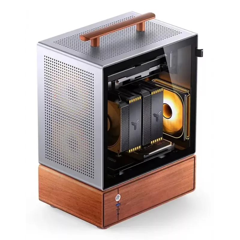 PC-kotelo Jonsbo T7 Midi Tower mATX Tempered Glass hopea