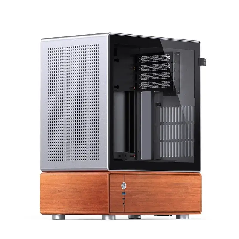 PC-kotelo Jonsbo T7 Midi Tower mATX Tempered Glass hopea
