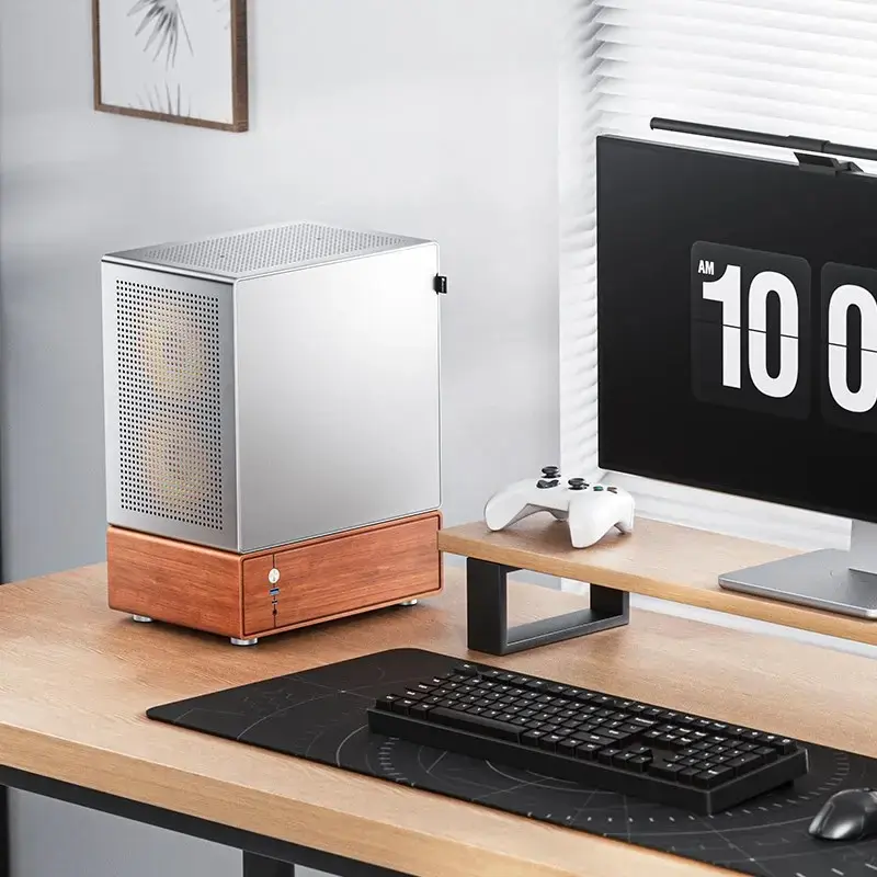 PC-kotelo Jonsbo T7 Midi Tower mATX Tempered Glass hopea