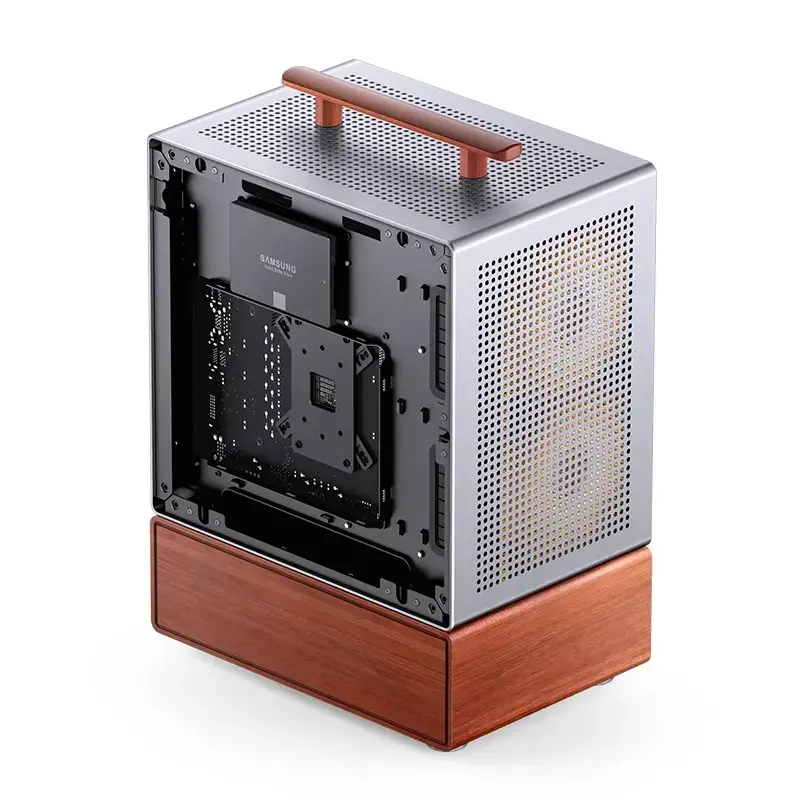 PC-kotelo Jonsbo T7 Midi Tower mATX Tempered Glass hopea