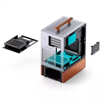 PC-kotelo Jonsbo T7 Midi Tower mATX Tempered Glass hopea