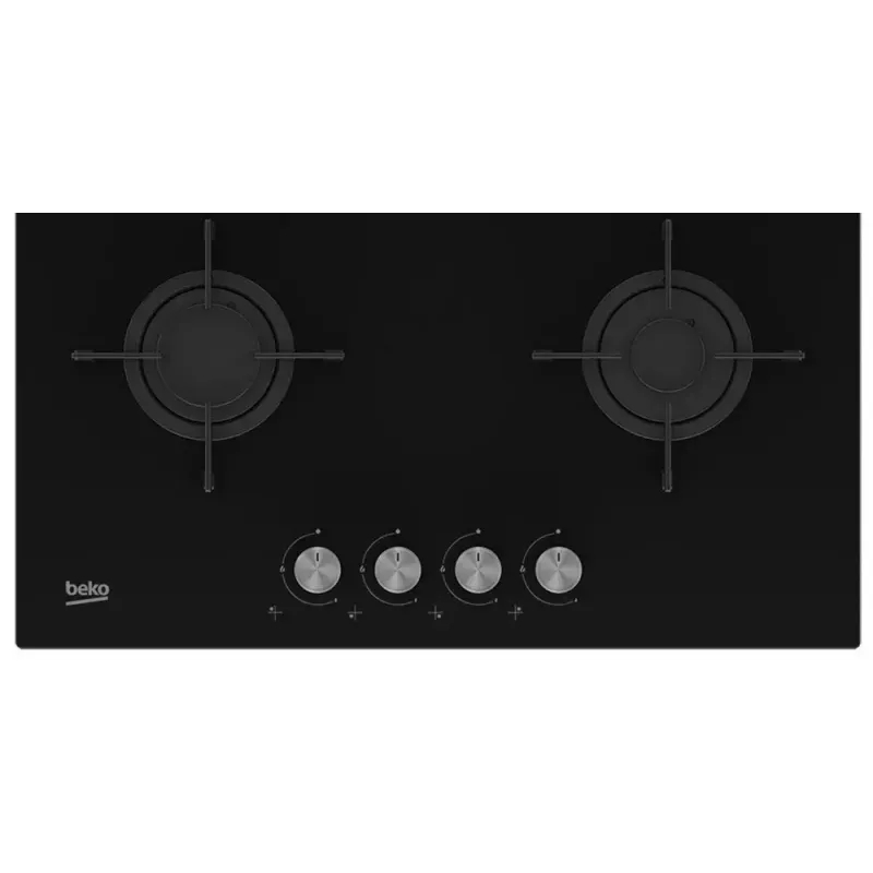 Beko HILG 64220 S keittotaso musta kalusteisiin asennettava kaasu 4 vyöhykettä