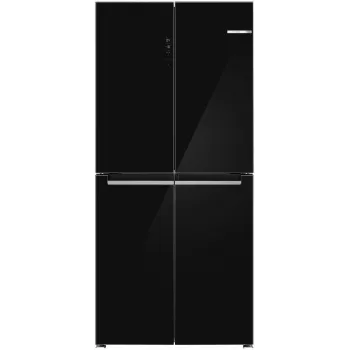 Bosch Serie 4 KMC85LBEA Side-by-Side-jääkaappi, vapaasti seisova, 547 l, musta