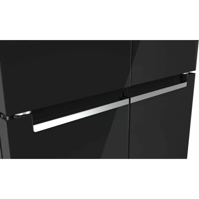 Bosch Serie 4 KMC85LBEA Side-by-Side-jääkaappi, vapaasti seisova, 547 l, musta