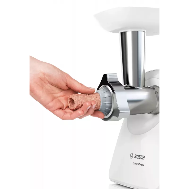 Bosch MFW2520W lihamylly 1500 W ruostumaton teräs, valkoinen
