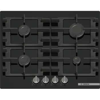 Bosch Serie 4 PNP6B6K40 keittolevy musta kalusteisiin upotettava 60 cm kaasu 4 vyöhykettä