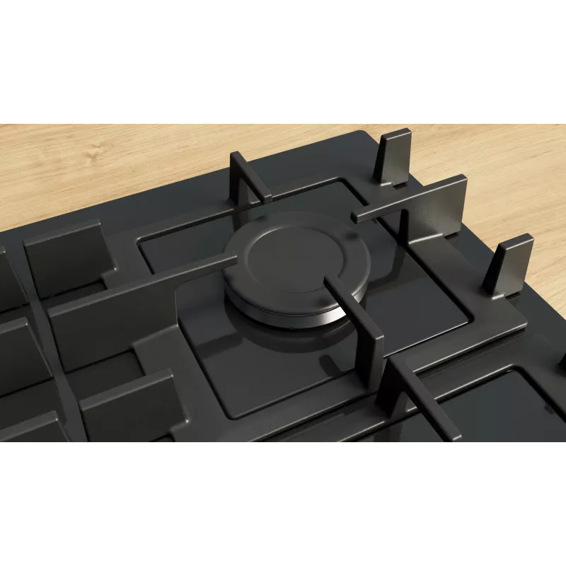 Bosch Serie 4 PNP6B6K40 keittolevy musta kalusteisiin upotettava 60 cm kaasu 4 vyöhykettä