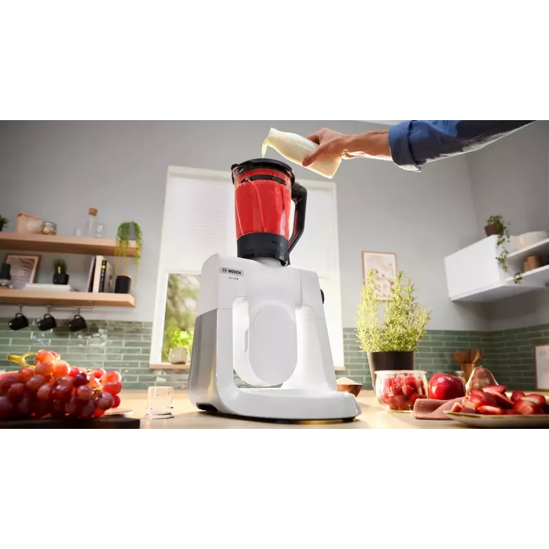 Bosch Serie 6 MUMS6EW22 yleiskone, 1600 W, konditoriasetti, tehosekoittimen lisäosa, valkoinen/ruostumaton teräs