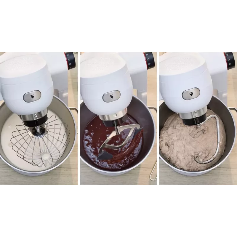 Bosch Serie 6 MUMS6EW22 yleiskone, 1600 W, konditoriasetti, tehosekoittimen lisäosa, valkoinen/ruostumaton teräs