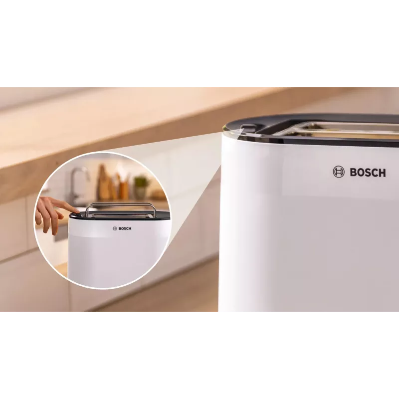 Bosch TAT2M121 leivänpaahdin 6 2 viipaletta 950 W valkoinen