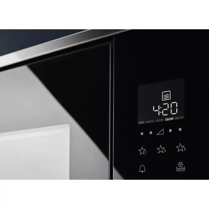 Electrolux KMFE172TEX musta pelkkä mikroaaltouuni kalusteisiin asennettava 800 W