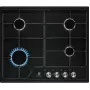 Electrolux EGS6424K, musta, kalusteisiin asennettava, 60 cm, kaasu, 4 keittoaluetta