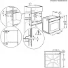 Electrolux EOF4P56X 72 L musta, ruostumaton teräs