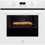 Electrolux EOF3H40BW kalusteisiin asennettava sähköuuni, 65 L, kiertoilma, grilli, AquaClean, valkoinen