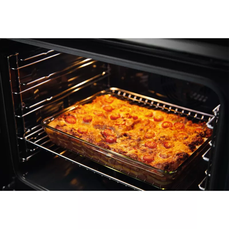 Electrolux EOF3H40BW kalusteisiin asennettava sähköuuni, 65 L, kiertoilma, grilli, AquaClean, valkoinen