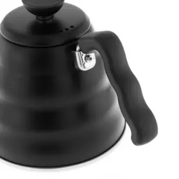 Sähköinen vedenkeitin HARIO 1,2 L (käytännössä 800 ml), ruostumaton teräs, induktiokäyttöön sopiva, musta