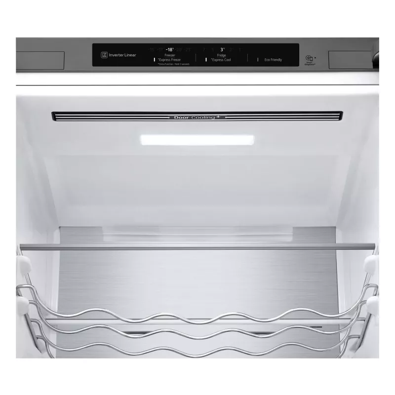 LG GBV7280DPY.APYQEUR jääkaappi-pakastin vapaasti seisova 387 l hopea