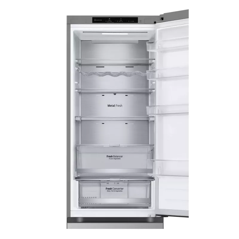 LG GBV7280DPY.APYQEUR jääkaappi-pakastin vapaasti seisova 387 l hopea