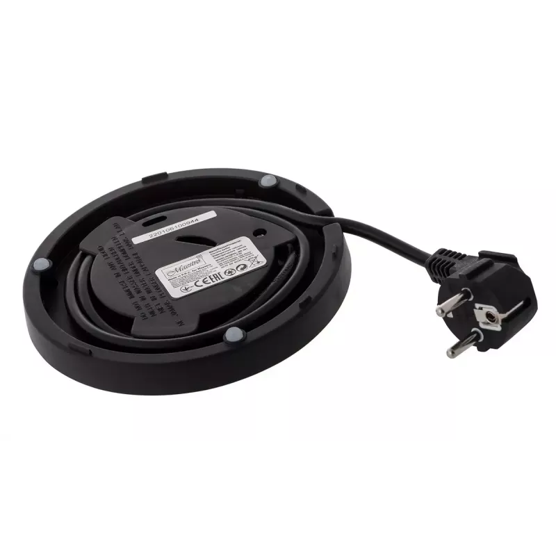 Maestro MR-061 sähköinen vedenkeitin, lasinen, 2200 W, musta
