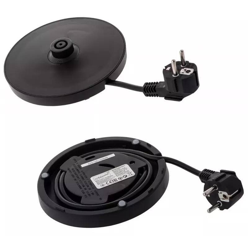 Maestro MR-061 sähköinen vedenkeitin, lasinen, 2200 W, musta