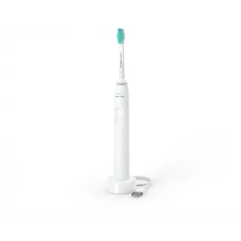 Äänihammasharja Philips 2100-sarja HX3651/13 – ladattava aikuisten äänihammasharja, 2 minuutin ajastin, valkoinen, 1 harjaspää