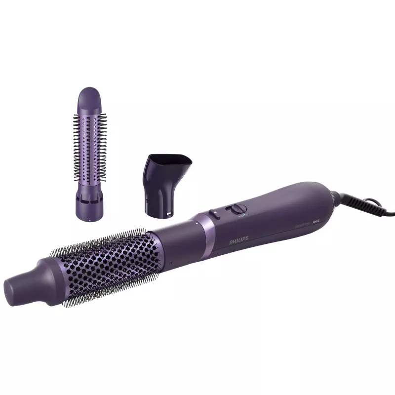 Hiustenmuotoilusetti Philips 3000 series BHA305/00 — 800 W, 3 lämpötasoa, 3 päätä, violetti