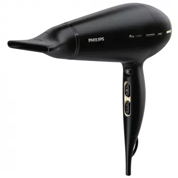 Philips Prestige Pro HPS920/00 -hiustenkuivaaja, AC, musta, kulta, ripustussilmukka, 3 m, 2300 W, 220–240