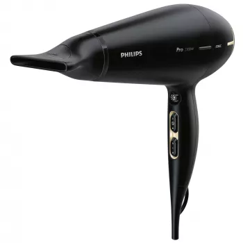 Philips Prestige Pro HPS920/00 -hiustenkuivaaja, AC, musta, kulta, ripustussilmukka, 3 m, 2300 W, 220–240
