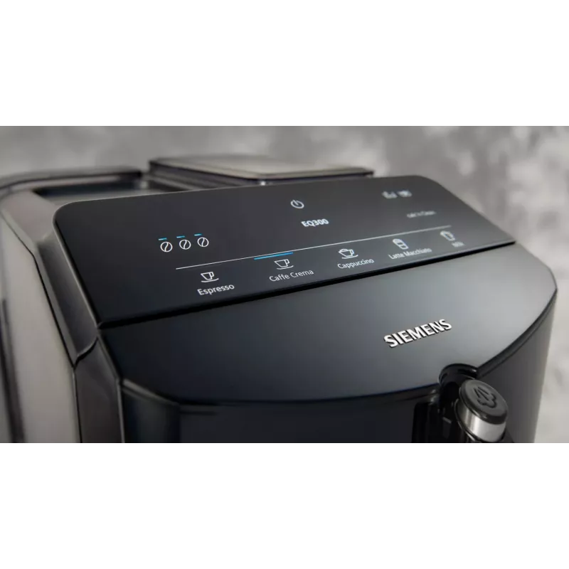 Siemens EQ.300 TF301E19 täysautomaattinen espressokone, pianomusta