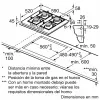 Siemens iQ500 EP6A6PI10 keittotaso musta kalusteisiin 59 cm kaasu 4 vyöhykettä