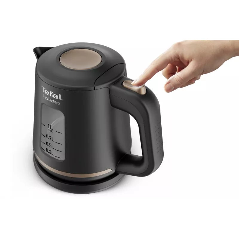 Tefal Includeo KI5338 vedenkeitin 1 L 2400 W musta