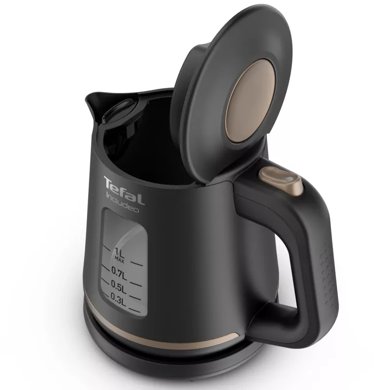 Tefal Includeo KI5338 vedenkeitin 1 L 2400 W musta