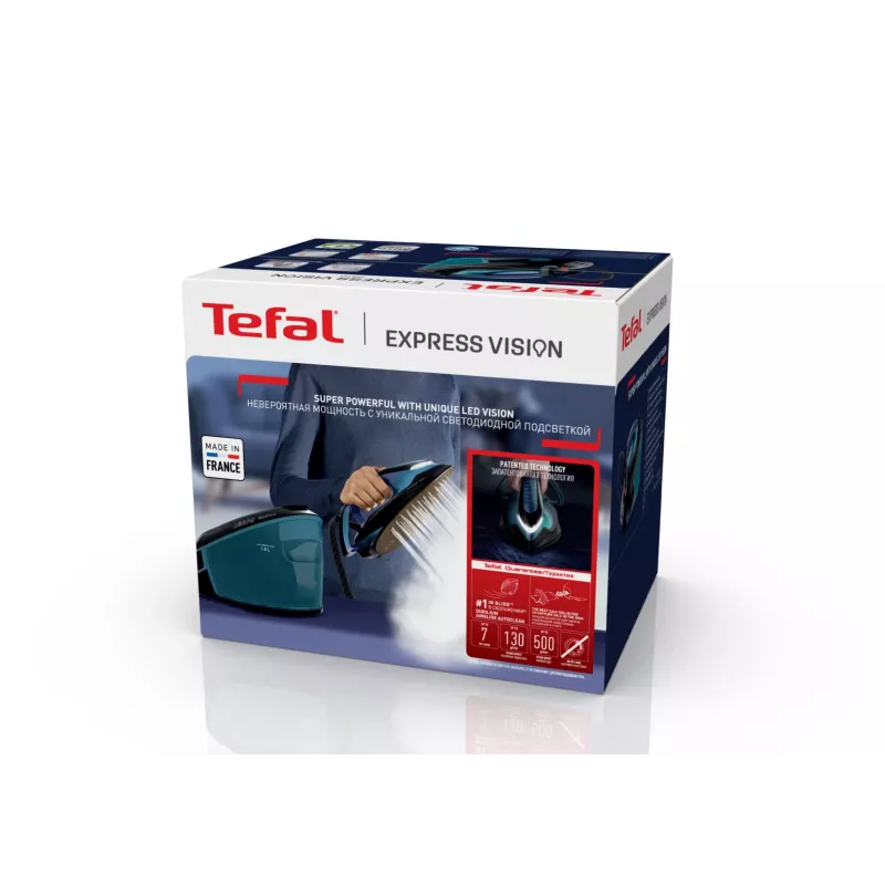 Tefal Express Vision SV8151 2800 W 1,8 l Durilium AirGlide Autoclean -silityspohja sininen, musta