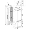 Whirlpool SP40 812 EU 2 kalusteisiin asennettava 400 l valkoinen