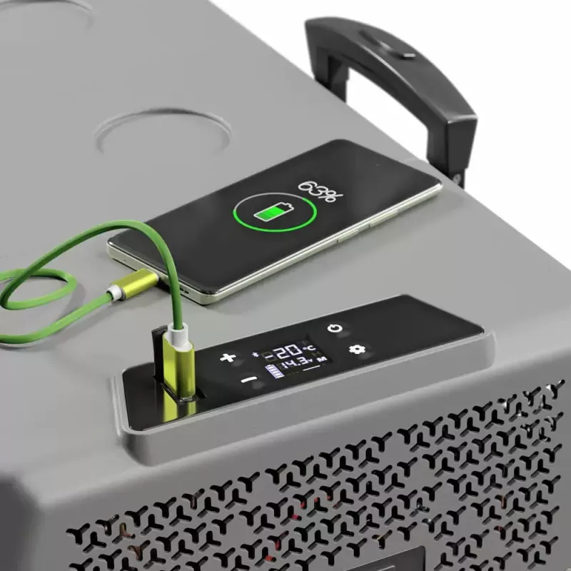Kannettava jääkaappi Yolco BCX40 39L energiatehokas harmaa