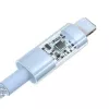 USB-kaapeli Baseus Gem P10373003311-01 — 2 m, 2,4 A, Lightning USB-A, nylonpäällyste, sininen