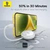 BASEUS Free2pull Expandable USB C To Ip Ligtning Fast Charging kaapeli 1 M 20 W valkoinen