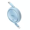 USB-C Lightning kaapeli Baseus Free2Pull 20 W, 1 m, sininen, 480 Mbit/s, USB PD