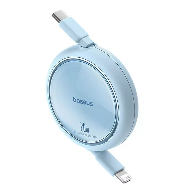 USB-C Lightning kaapeli Baseus Free2Pull 20 W, 1 m, sininen, 480 Mbit/s, USB PD