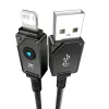 USB-A–Lightning-kaapeli Baseus P10355802111-00 — 1 m, 5V/2.4A, USB PD, aramidi, musta