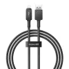 USB-A–Lightning-kaapeli Baseus P10355802111-00 — 1 m, 5V/2.4A, USB PD, aramidi, musta