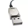 USB-A–Lightning-kaapeli Baseus 1 m 5 V 2,4 A valkoinen, USB PD, 480 Mbit/s