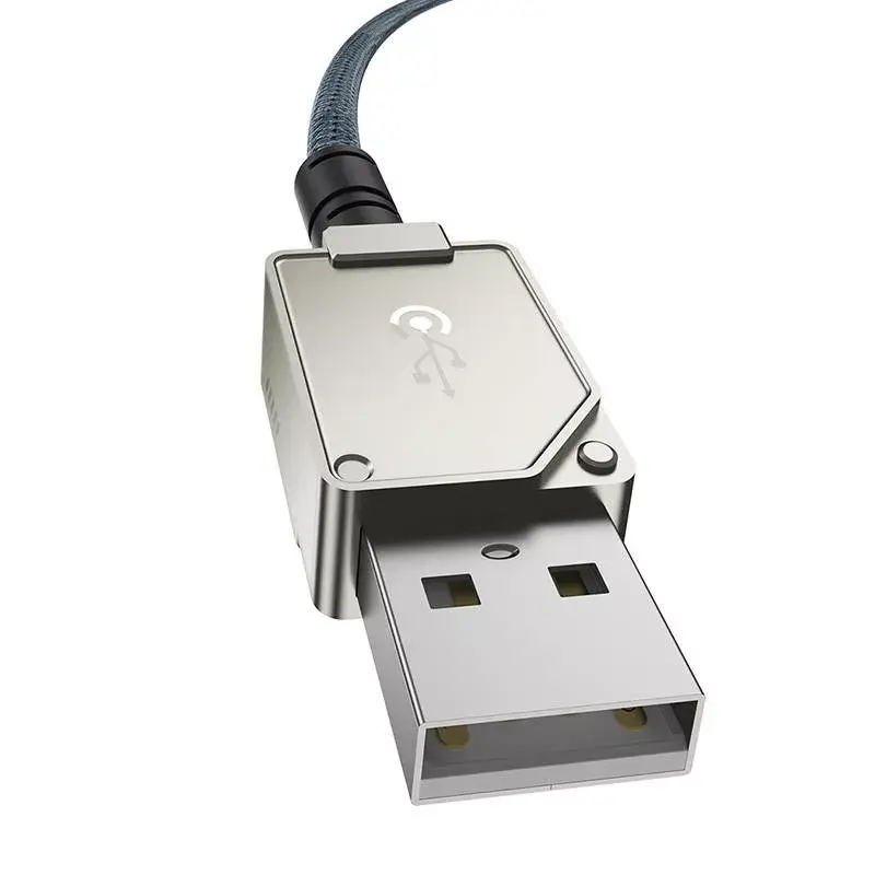 USB-A–Lightning-kaapeli Baseus 1 m 5 V 2,4 A valkoinen, USB PD, 480 Mbit/s