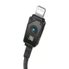 USB-C–Lightning-kaapeli Baseus Unbreakable 1m 20W – aramidi, 480 Mbit/s, musta